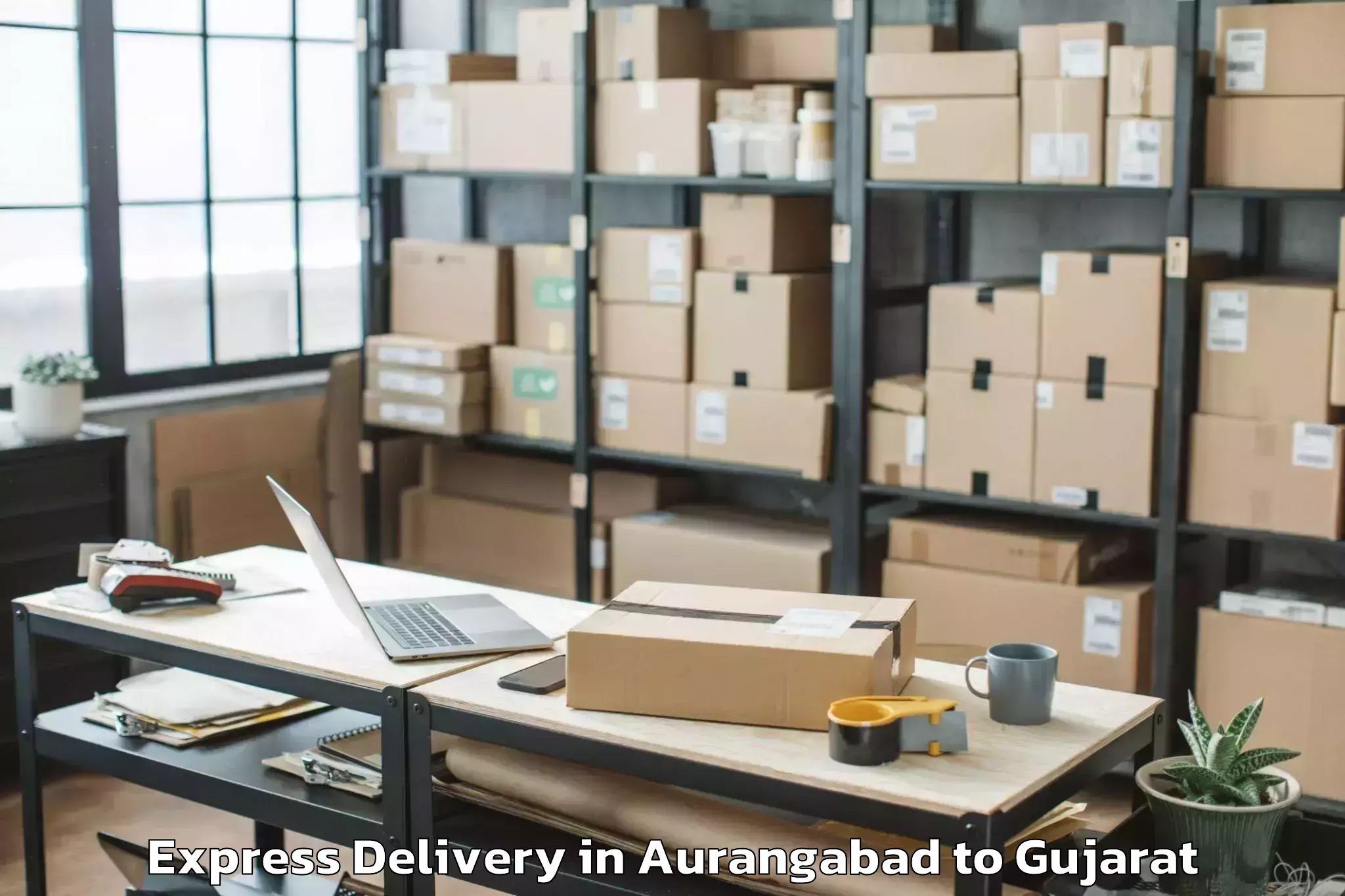 Top Aurangabad to Kosamba Express Delivery Available